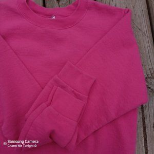 Gildan Safety Pink Small Sweatshirt - Unisex